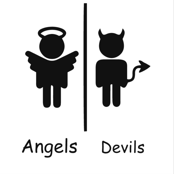 2/$20 Vinyl Art Decals For WC bathroom door - Picture 1 of 3